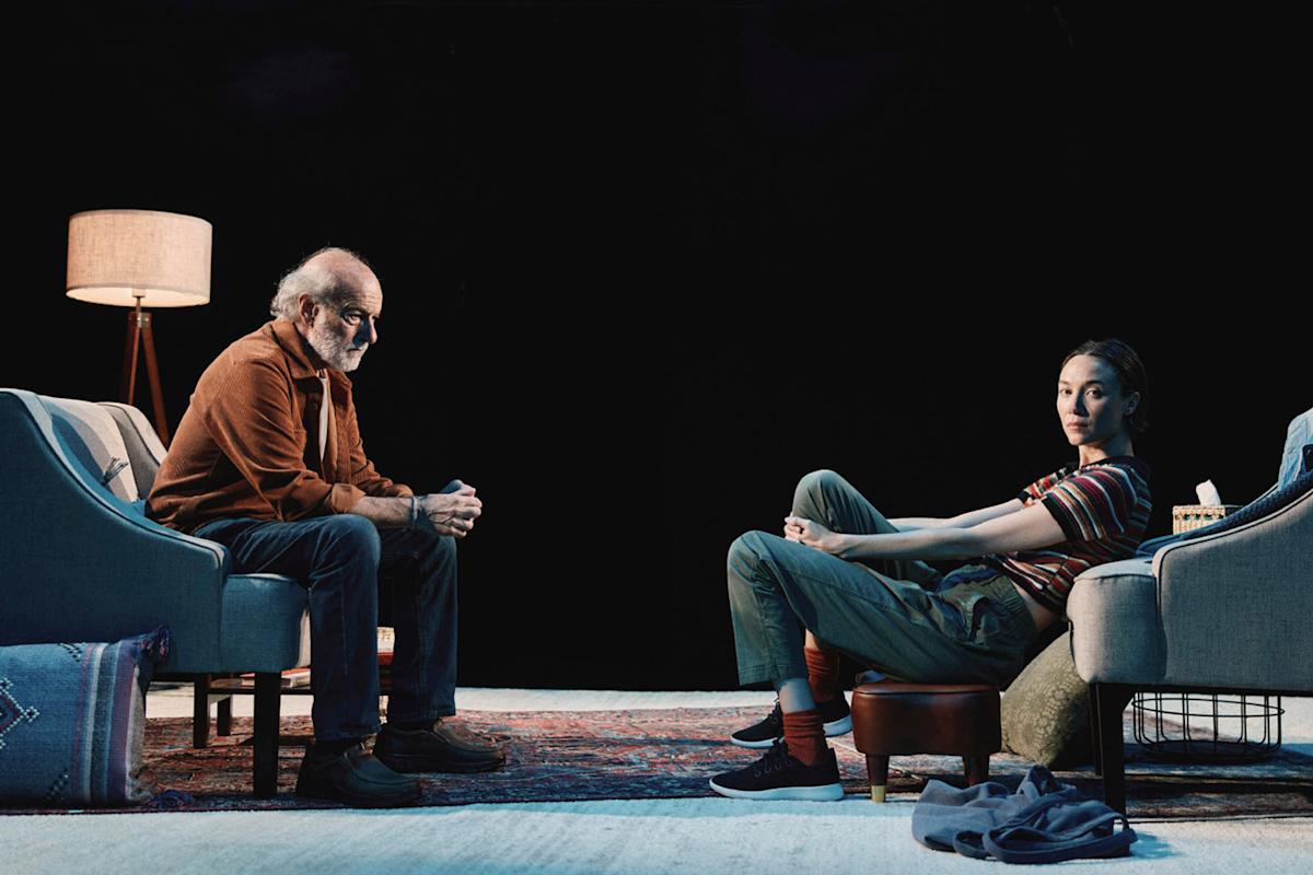 Cast of Job on stage