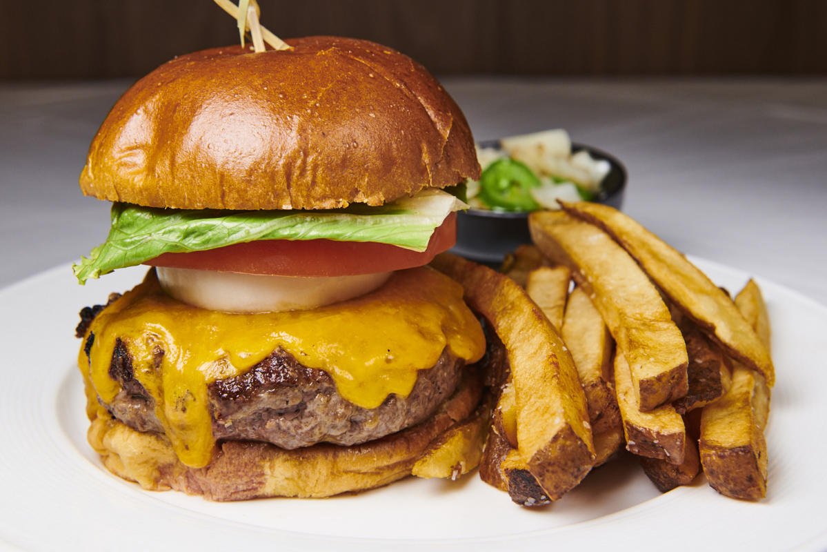 Burger from Benny John's Bar and Grill