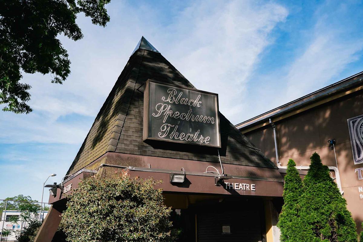 Exterior of Black Spectrum Theatre