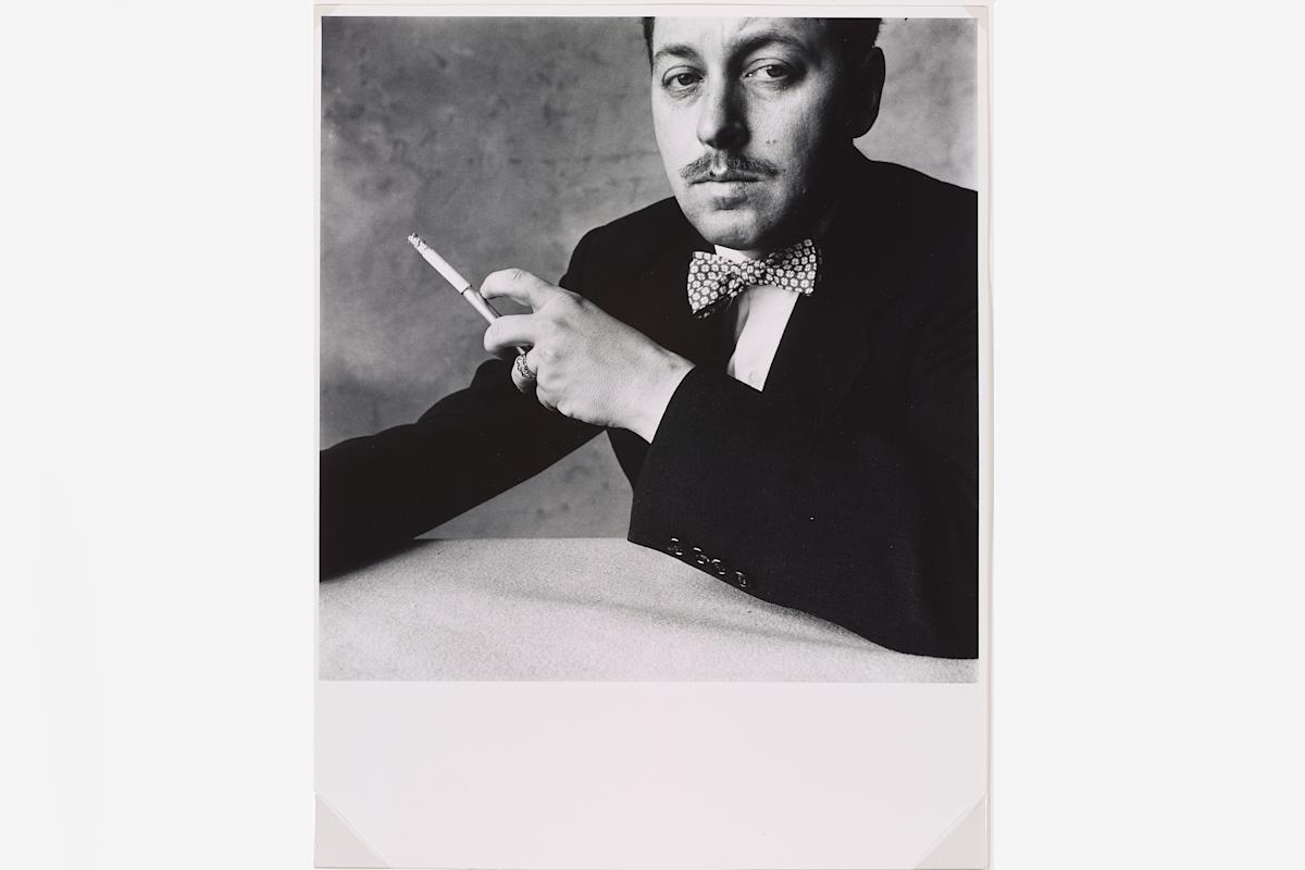 Tennessee Williams&rdquo; (1951) Photo: Irving Penn for Vogue. Courtesy, The Morgan Library and Museum.  