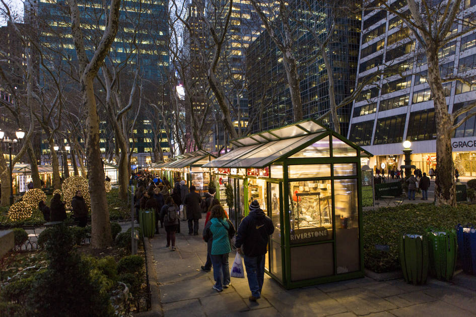 The Holiday Shops at Winter Village at Bryant Park NYC Tourism