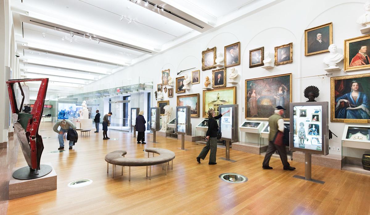 Museum interior of New-York Historical Society