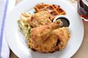 chicken and waffles at Buttermilk Channel in Brooklyn, NYC