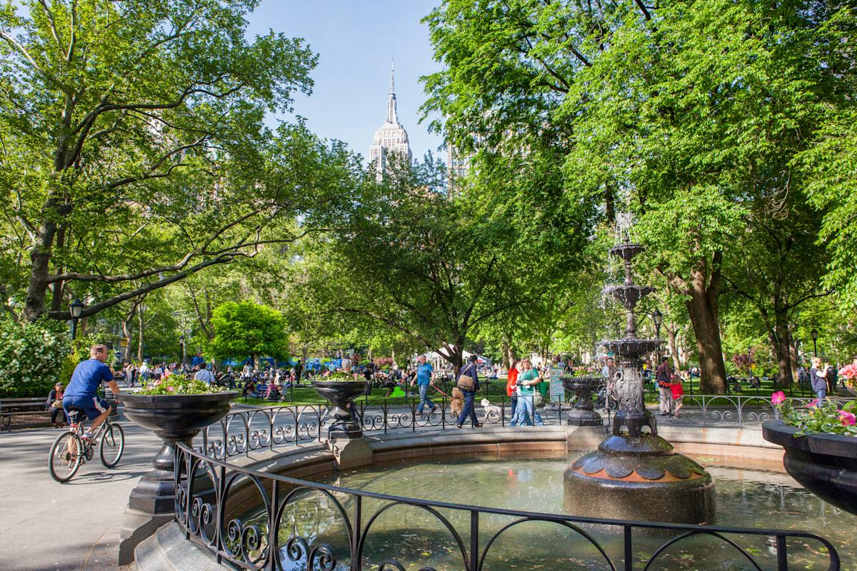 Madison Square Park in Flatiron, NYC