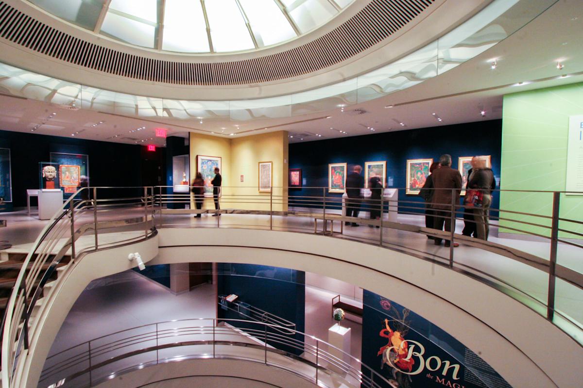 interior of The Rubin Museum of Art, Flatiron, Manhattan NYC