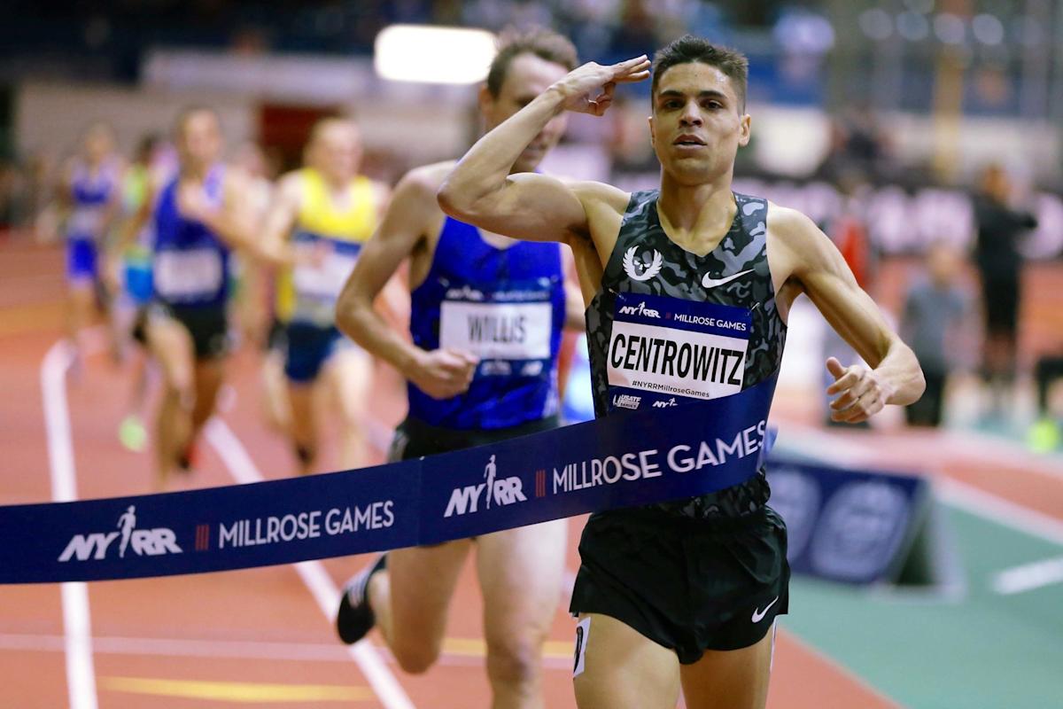  photos of Nick Willis at the 2016 NYRR Millrose Games