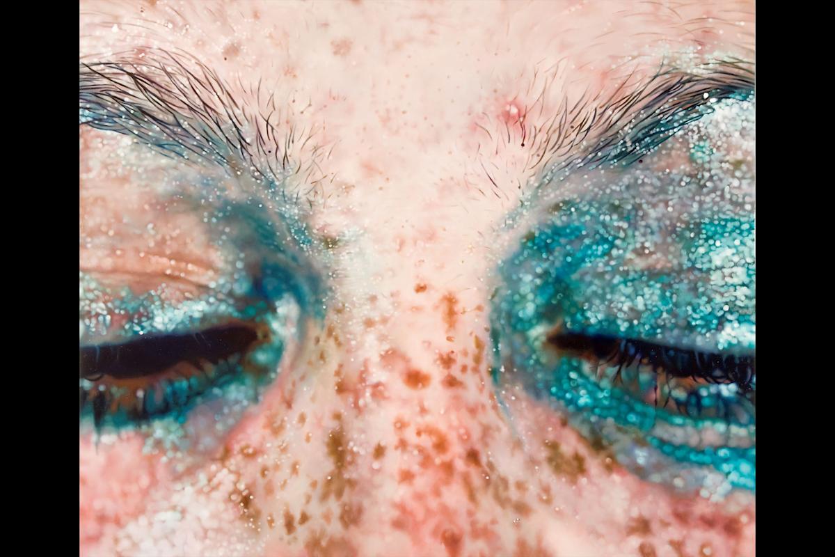 &ldquo;Blue Poles&rdquo; (2007), by Marilyn Minter. Private collection, Switzerland. Courtesy, Brooklyn Museum