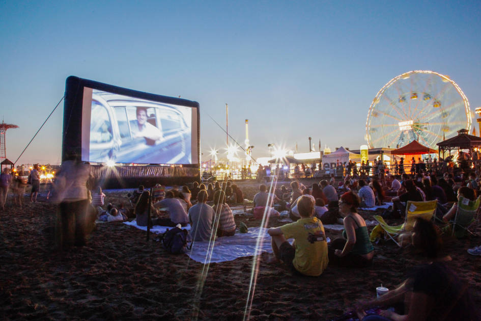Coney Island Summer Movies on the Beach NYC Tourism