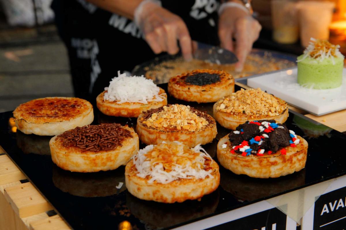 food, at the queens night market