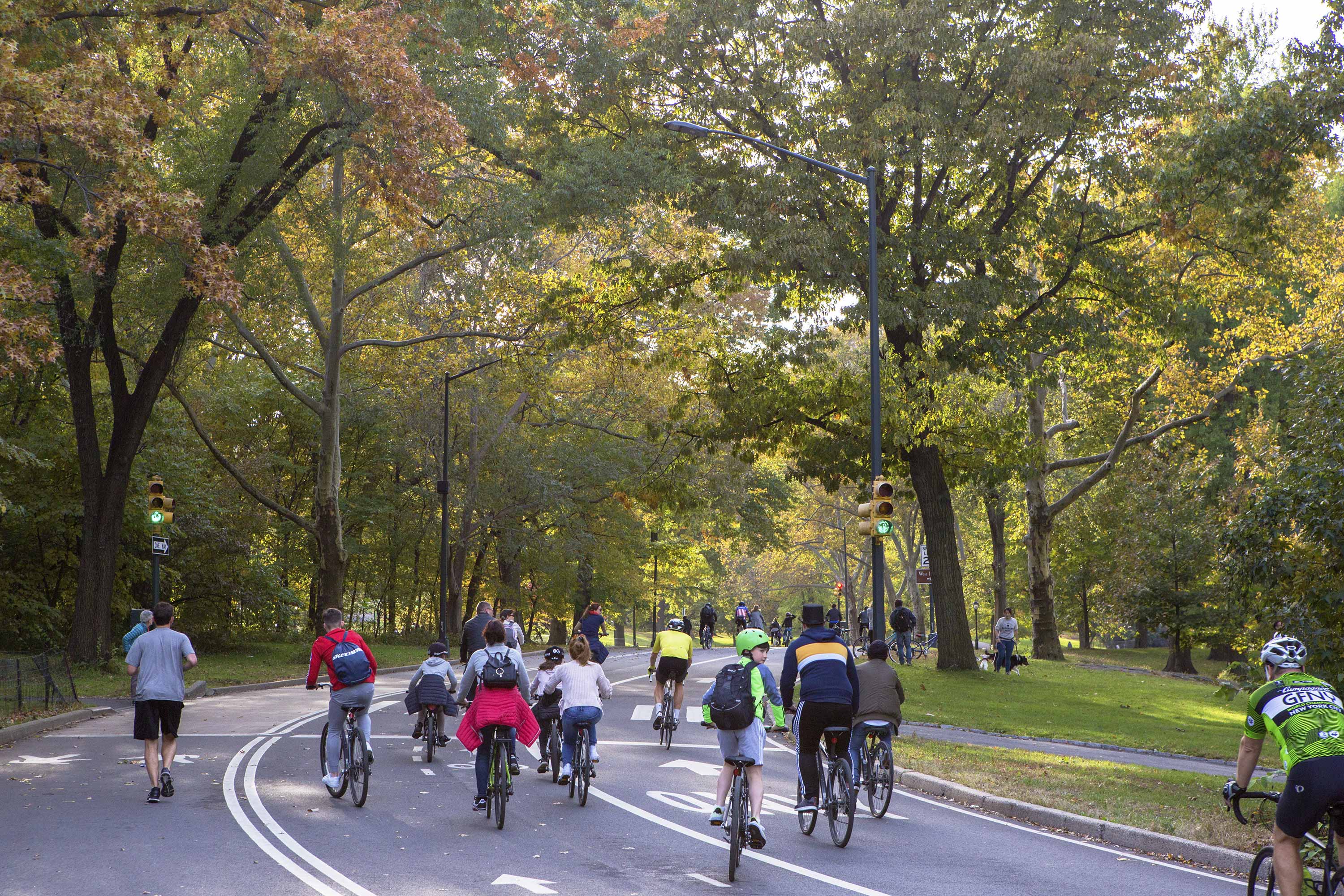 Central Park, biking
