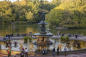 Bethesda Fountain in Central Park, Manhattan, NYC
