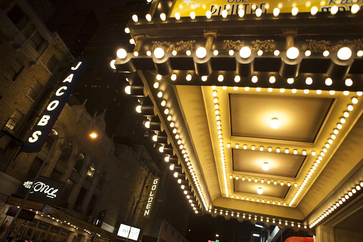 Broadway lights in Times Square, NYC