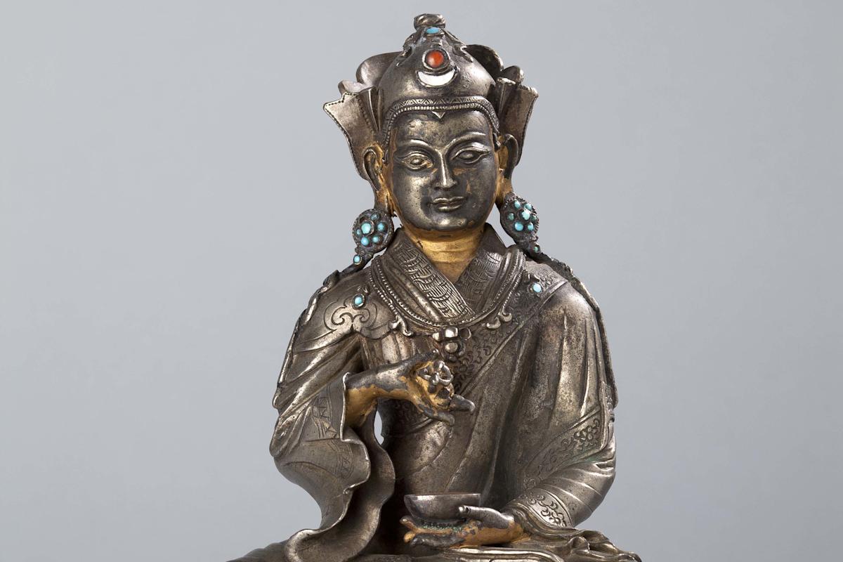 "Padmasambhava; Tibet" (15th century) Courtesy, Rubin Museum of Art.