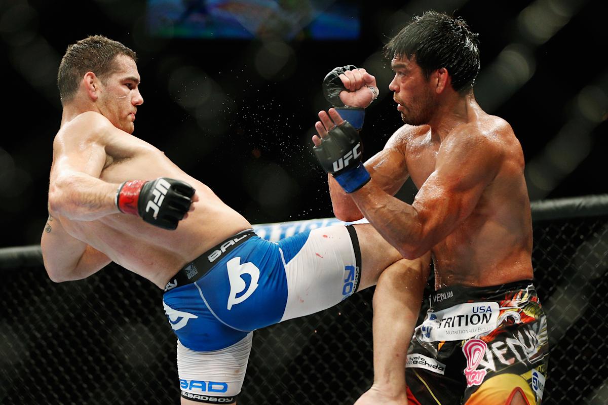 Weidman in action