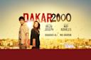 A promotional poster for the play "Dakar 2000." It features a young man and a woman standing with a cityscape in the background. The poster includes the names Rajiv Joseph, May Adrales, Abubakr Ali, and Mia Barron. The MTC logo is at the bottom.