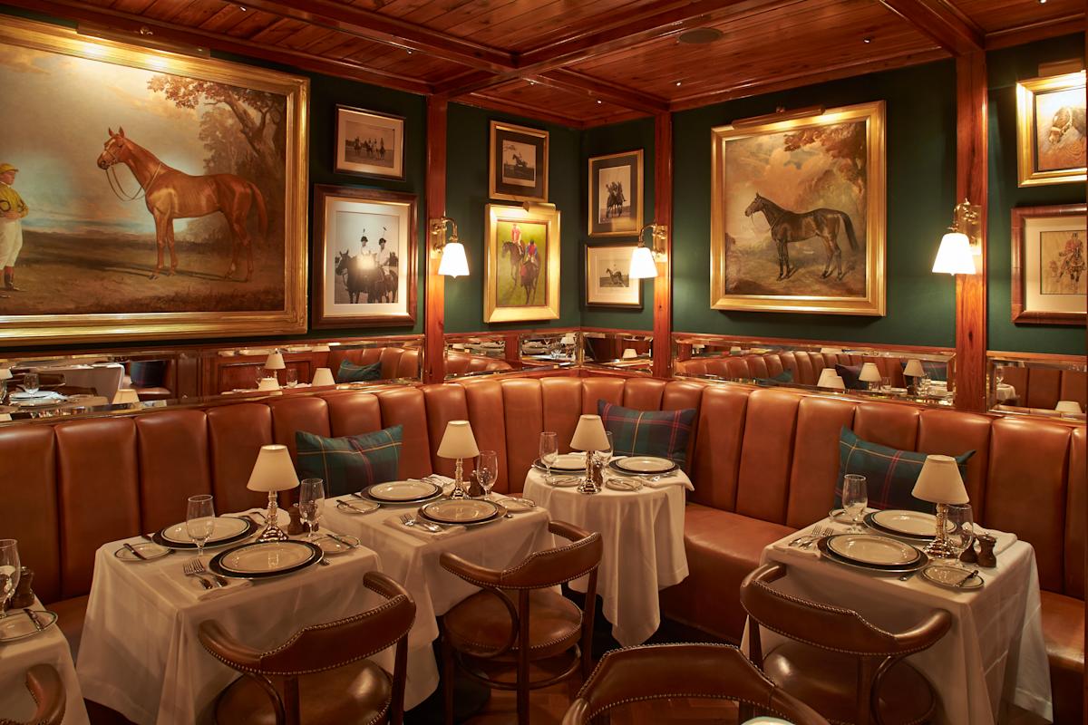 Interior of The Polo Bar in Manhattan, NYC