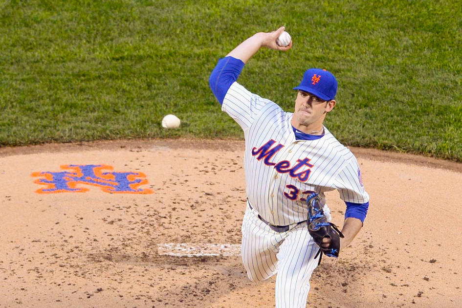 New York Mets Pitcher Matt Harvey at Men's Fashion Week