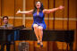 Merkin Concert Hall blue dress