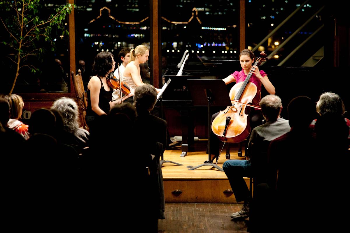 Barge music in Dumbo interior