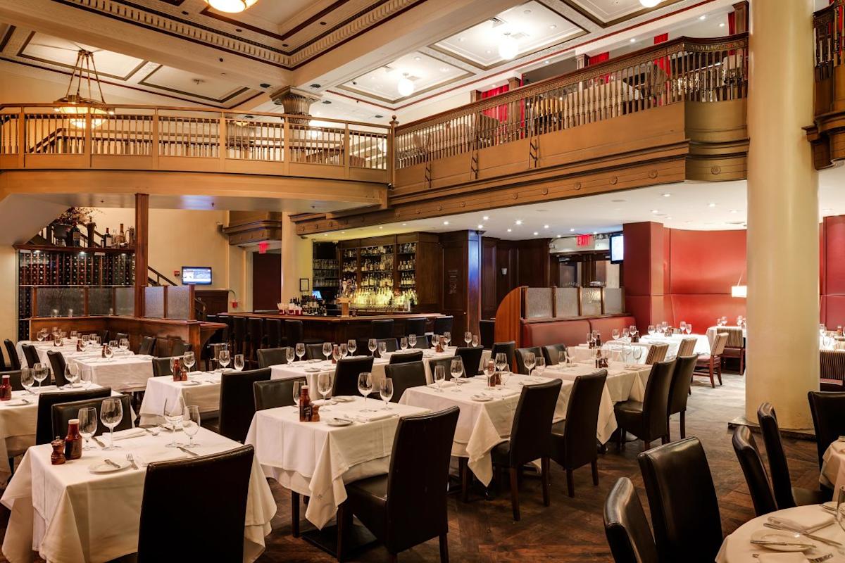 Benjamin steakhouse, interior, dining