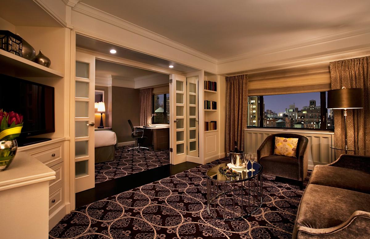 grand executive suite inside Loews Regency Hotel