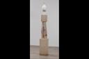 
Constantin Brancusi. Maiastra. 1910-12. White marble, 22&Prime; (55.9 cm) high, on three-part limestone pedestal 70&Prime; (177.8 cm) high, of which the middle section is Double Caryatid, c. 1908. The Museum of Modern Art, New York. Katherine S. Dre