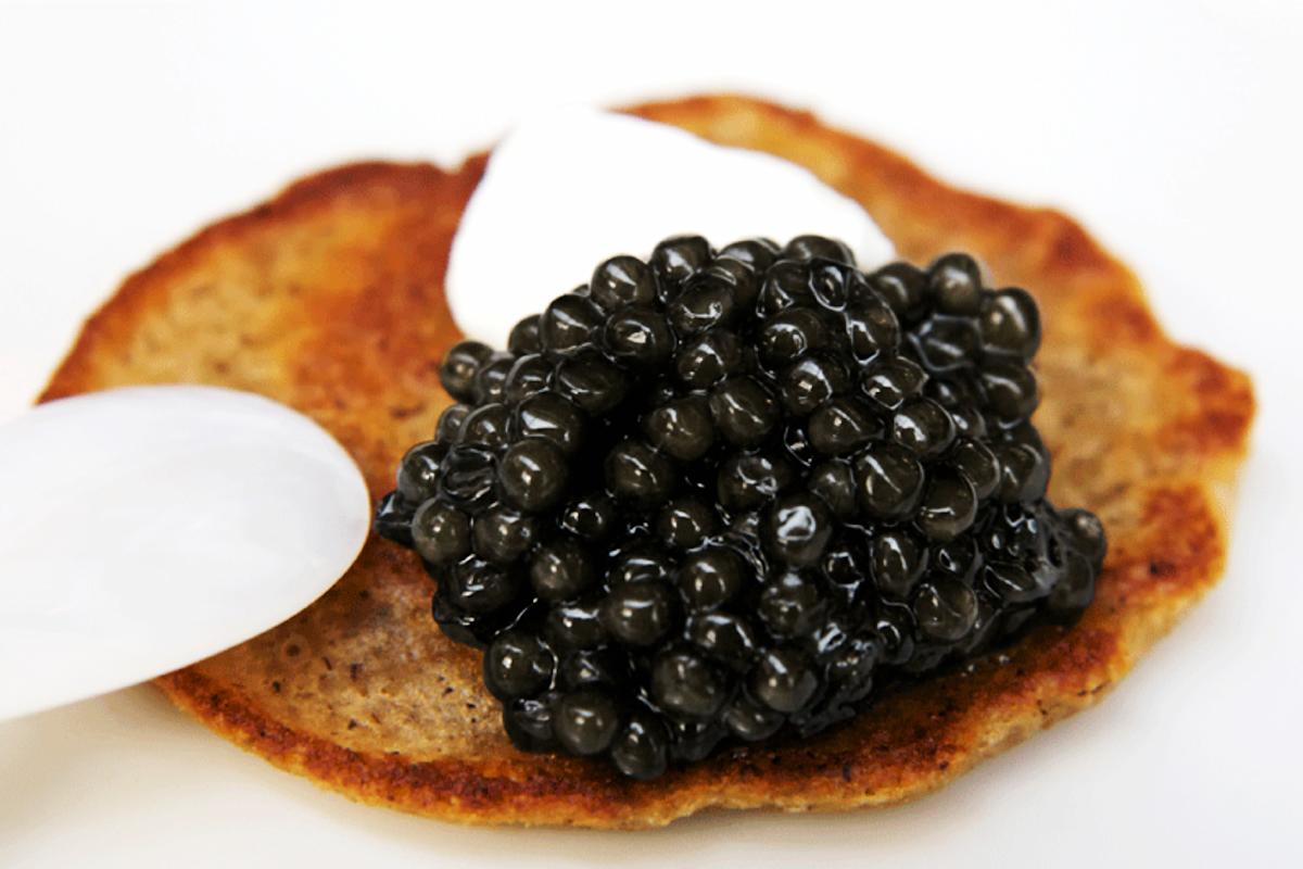  Caviar from Pescatore Seafood Company in Grand Central Terminal in Manhattan, NYC