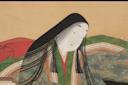Ca. 22_Detail of Portrait-Icon of Murasaki Shikibu (Signature image)
Painted by Tosa Mitsuoki (1617-1691)
Edo period (1615-1868), 17th century
Hanging scroll; ink and color on silk 
On loan from Ishiyamadera Temple, Shiga Prefecture

