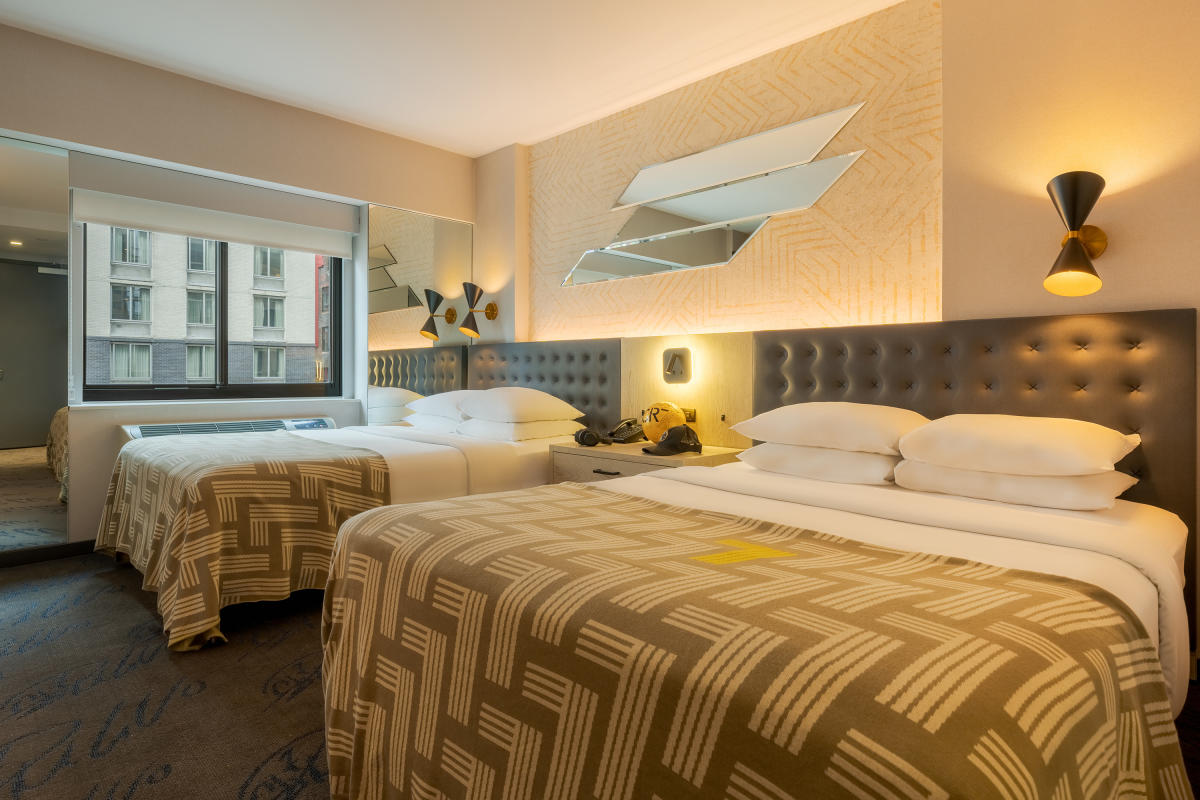 bedroom at the  Pestana CR7 Times Square