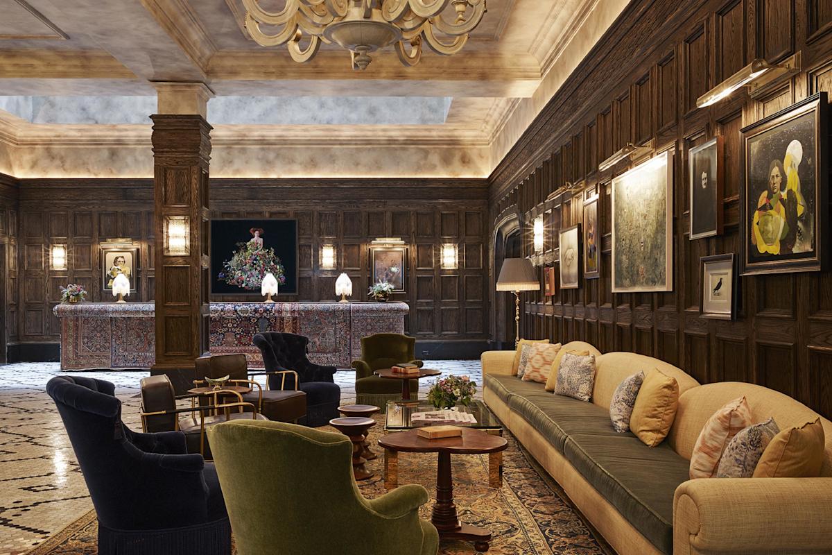 lobby, Beekman Hotel, Manhattan, NYC