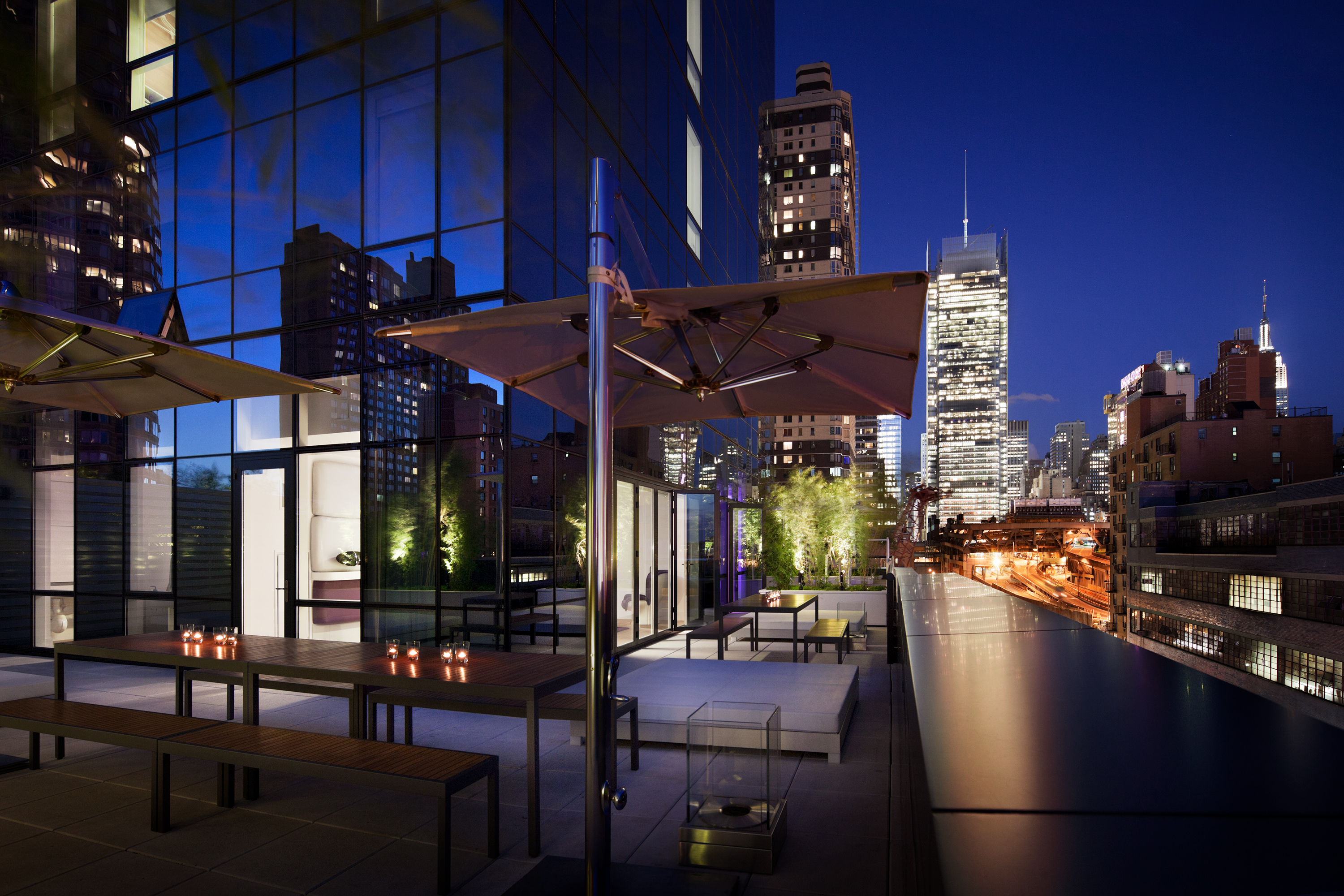 Yotel Terrace and rooftop bar nyc