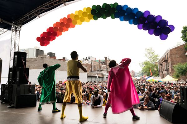Queens Pride performers
