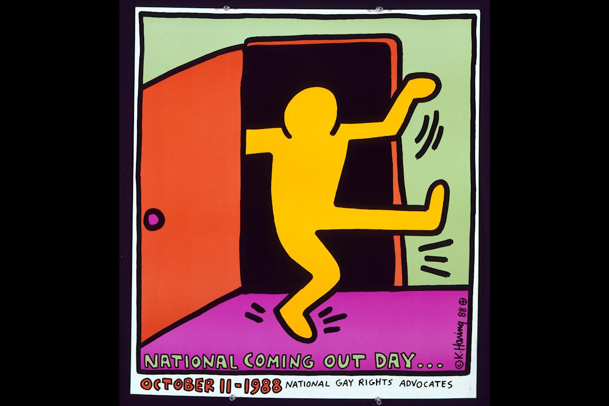 art-after-stonewall-leslie-lohman-soho-manhattan-nyc-haring_comingout