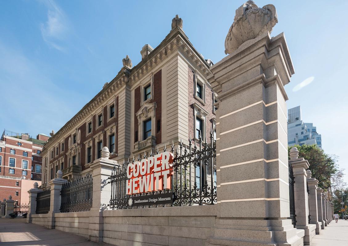 Exterior of Cooper Hewitt Museum located on the Museum Mile