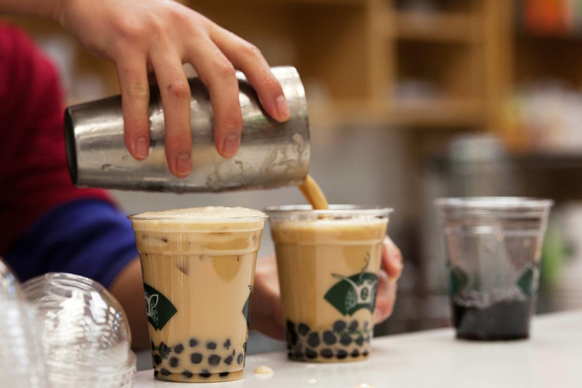 Ten Ren Tea in Flushing Queens, interior