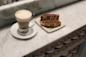 Coffee and dessert in Eataly in Flatiron, NYC 