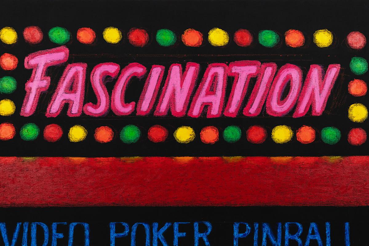 :Fascination Sign 1" (2020), Jane Dickson. Collection of the artist. Photograph: Jacob Tran