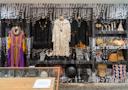 Clothes display at Dover Street Market in Manhattan