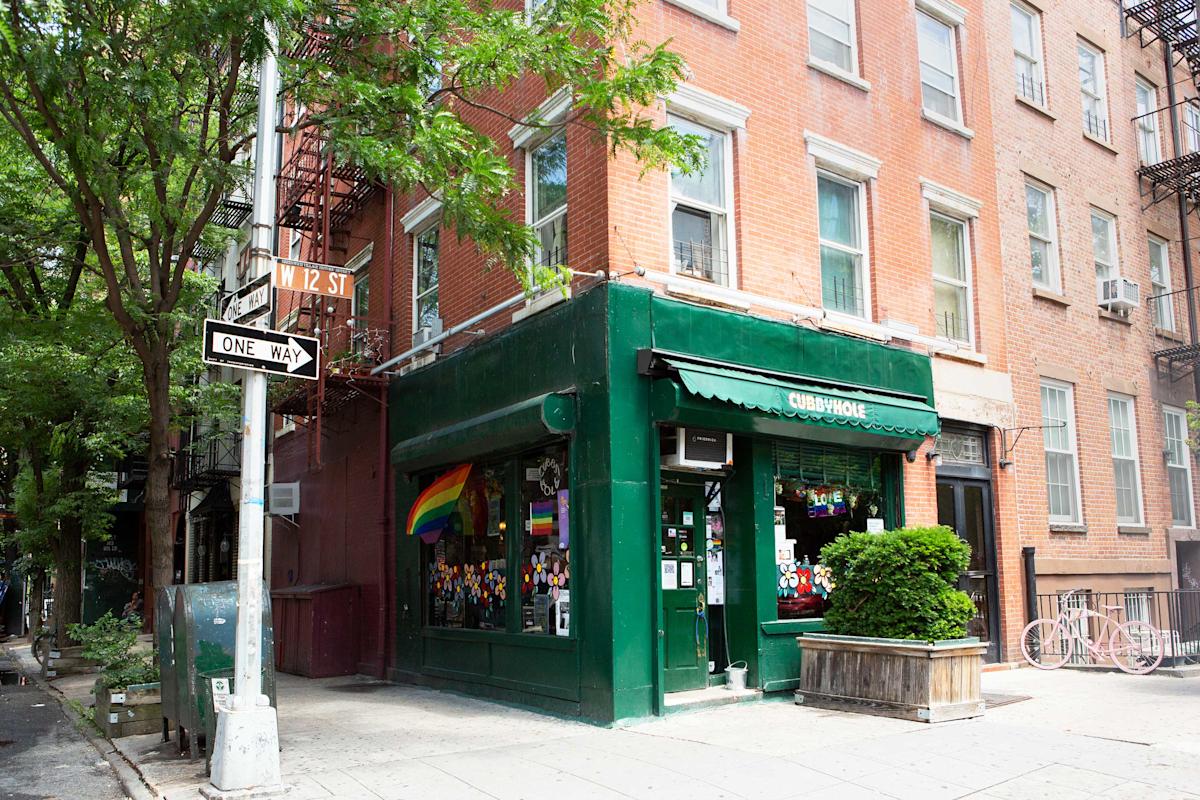 Exterior of cubbyhole in West Village, Manhattan 