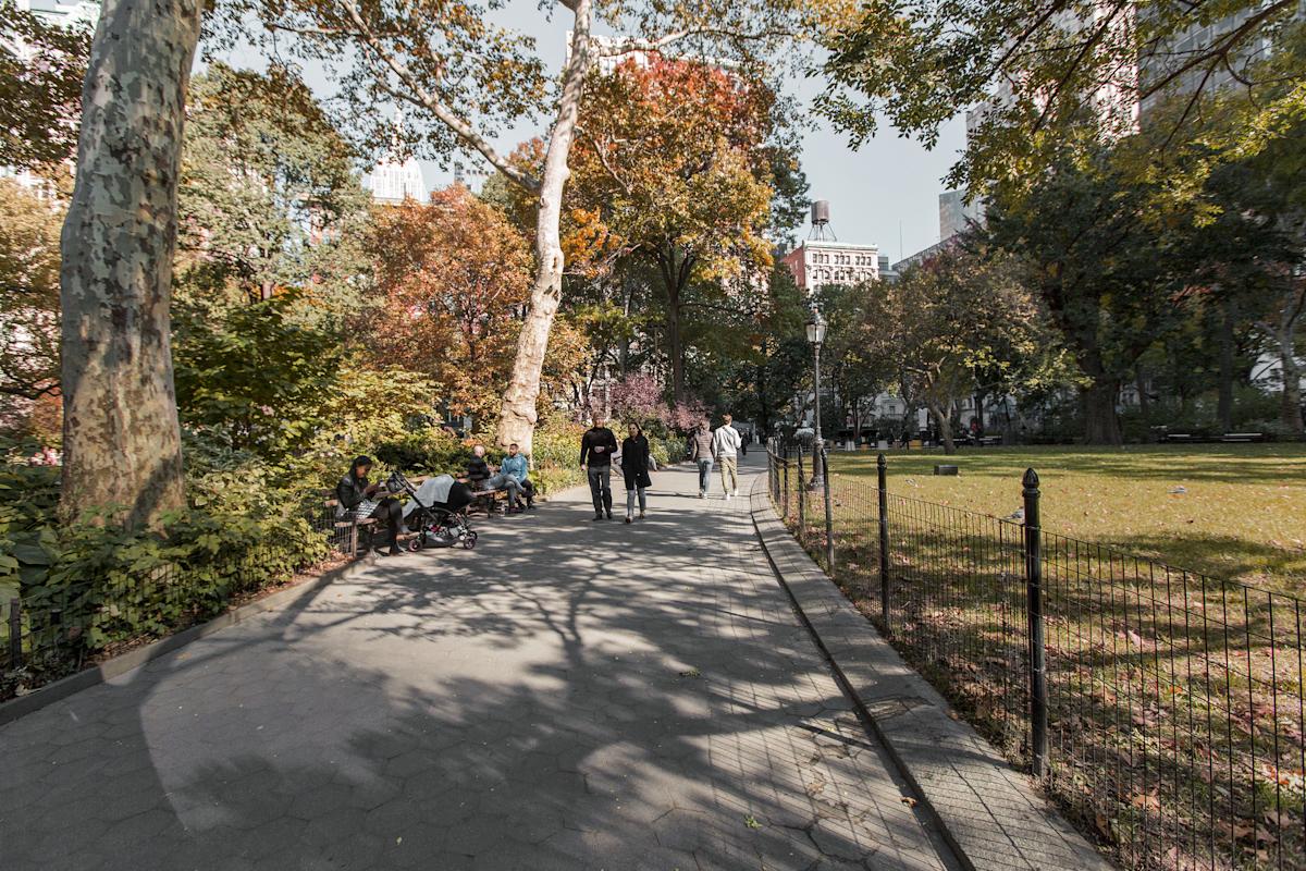 Madison Square Park in Flatiron, NYC