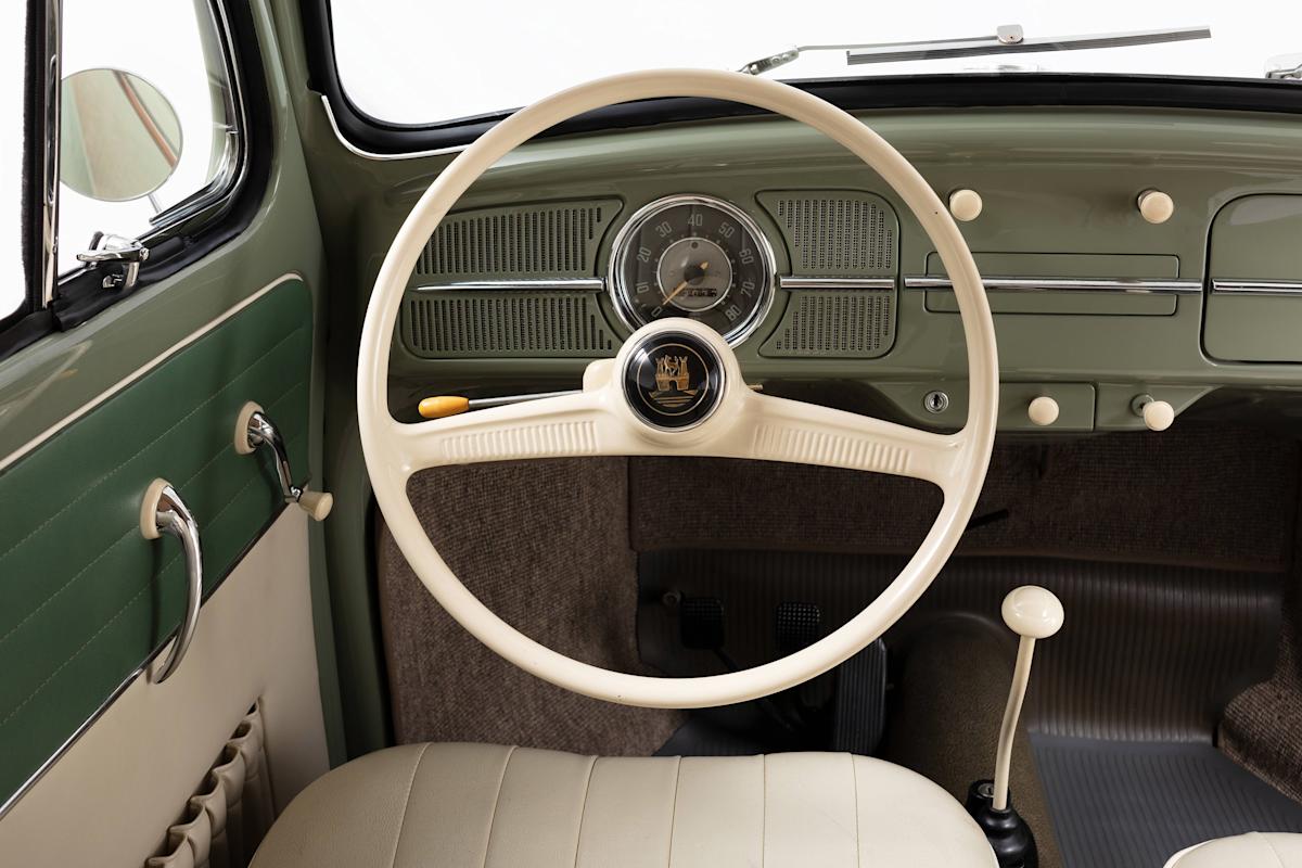 "Interior View of Volkswagen Type 1 Sedan." Courtesy, The Museum of Modern Art