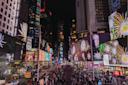 Times Square at night