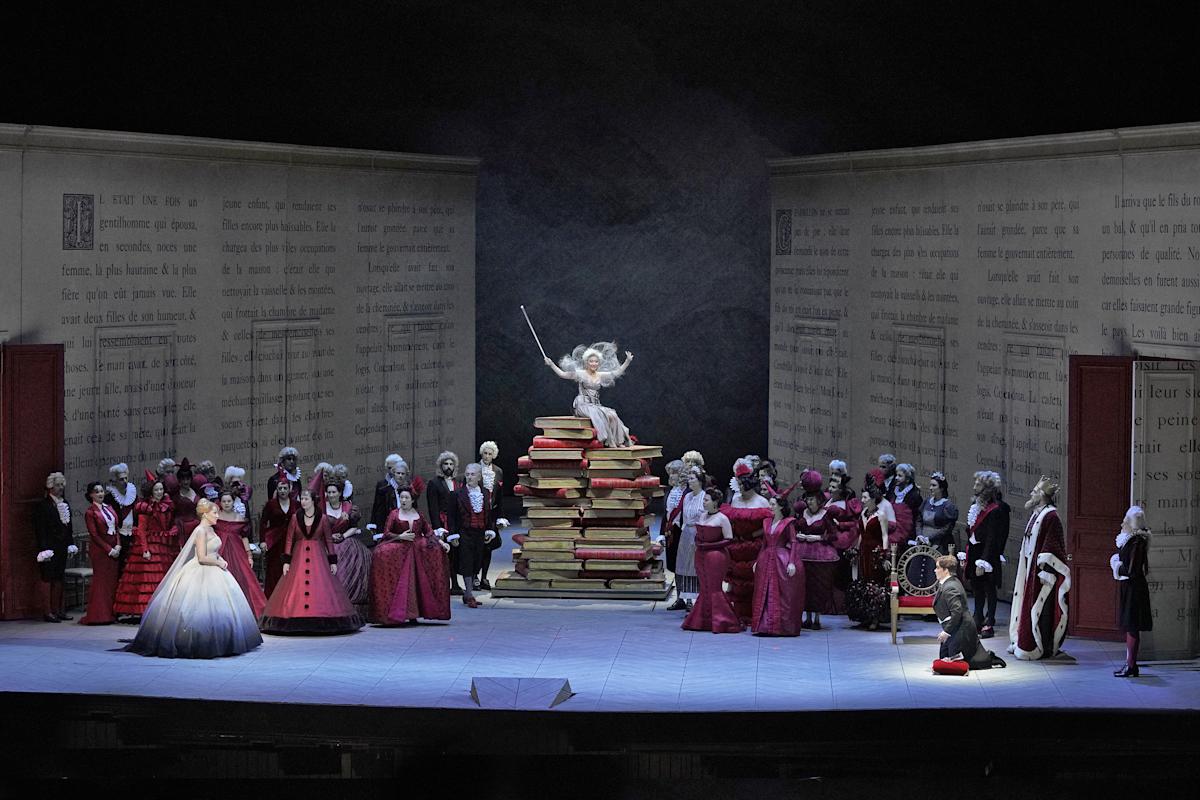 A scene from Massanet’s opera Cinderella at the Metropolitan Opera