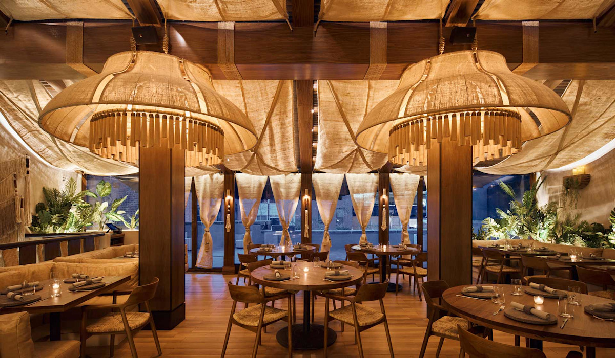 Dish or dining room at tán By Chef Richard Sandoval