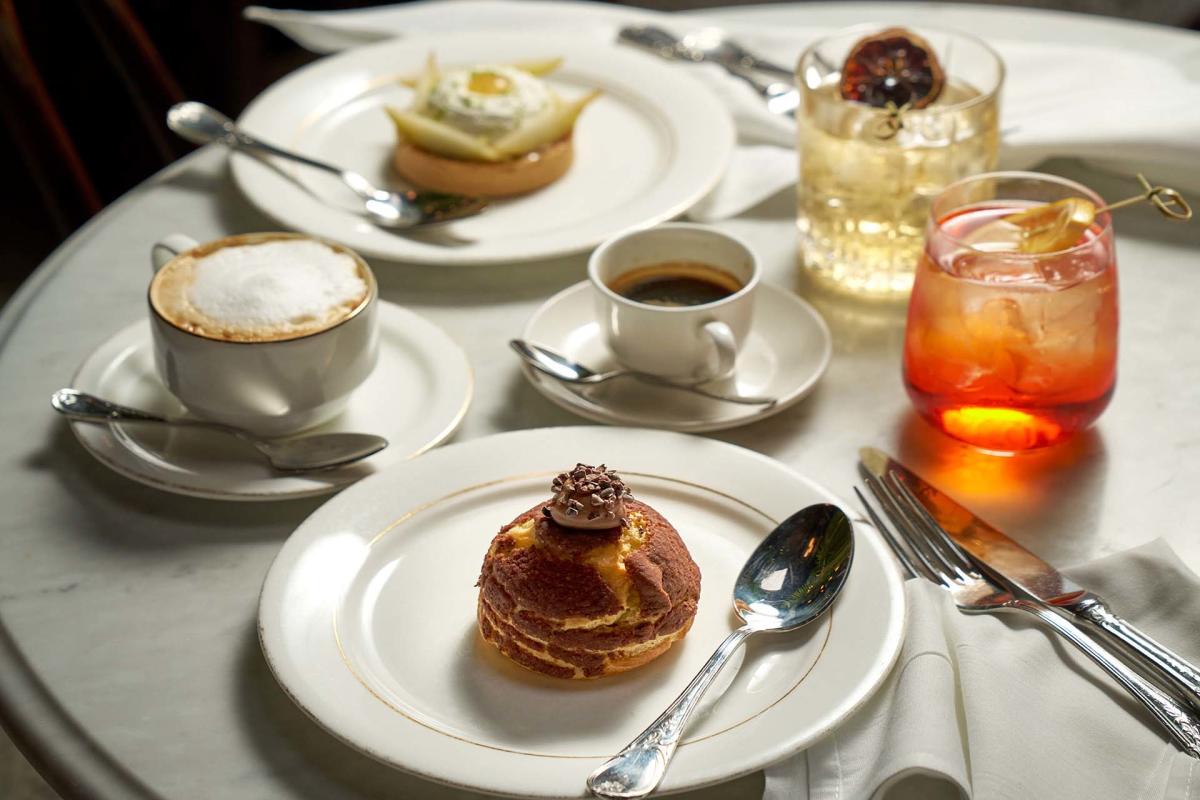 Table display at Petite Boucherie 