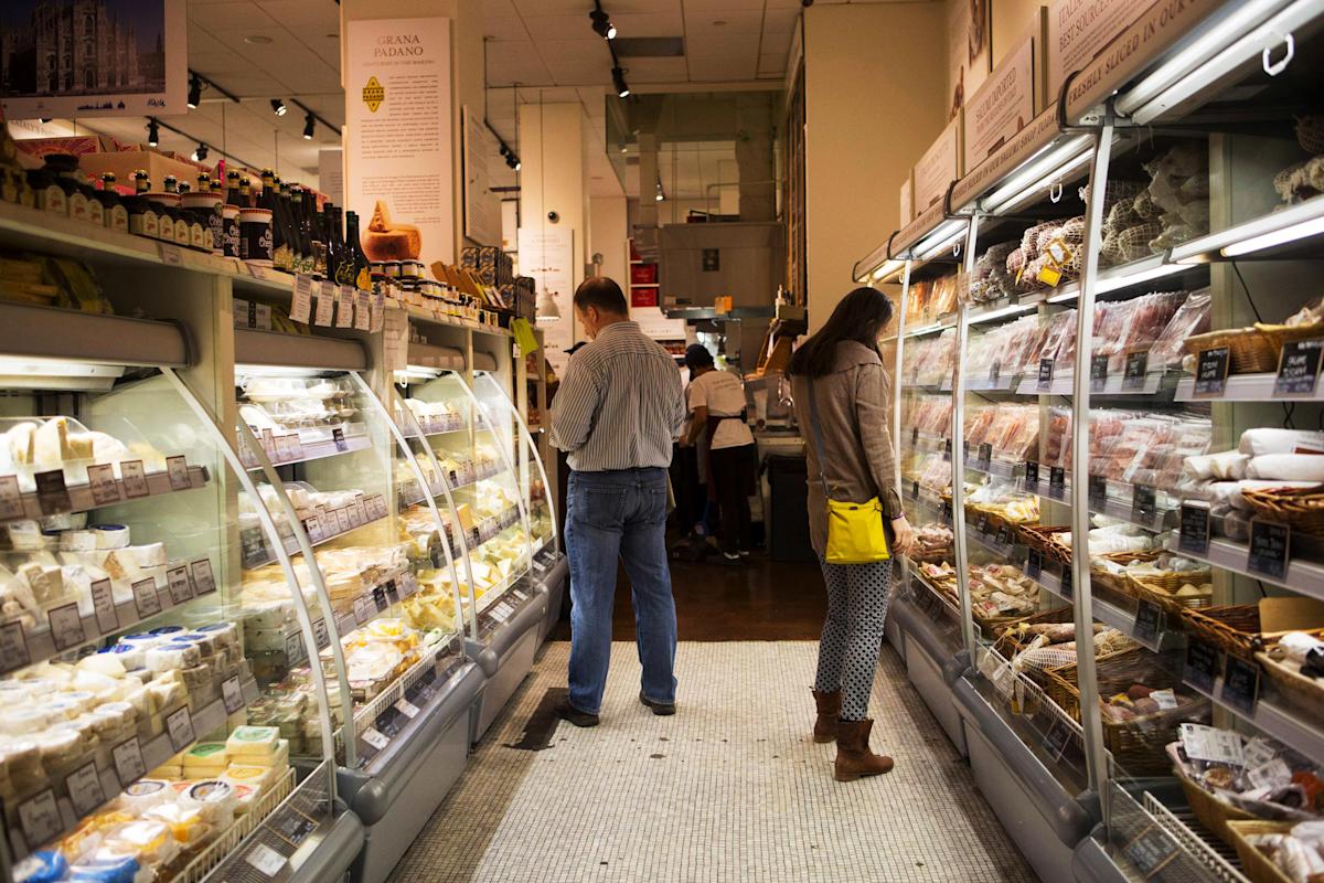 Interior of Eataly in Flatiron, NYC 