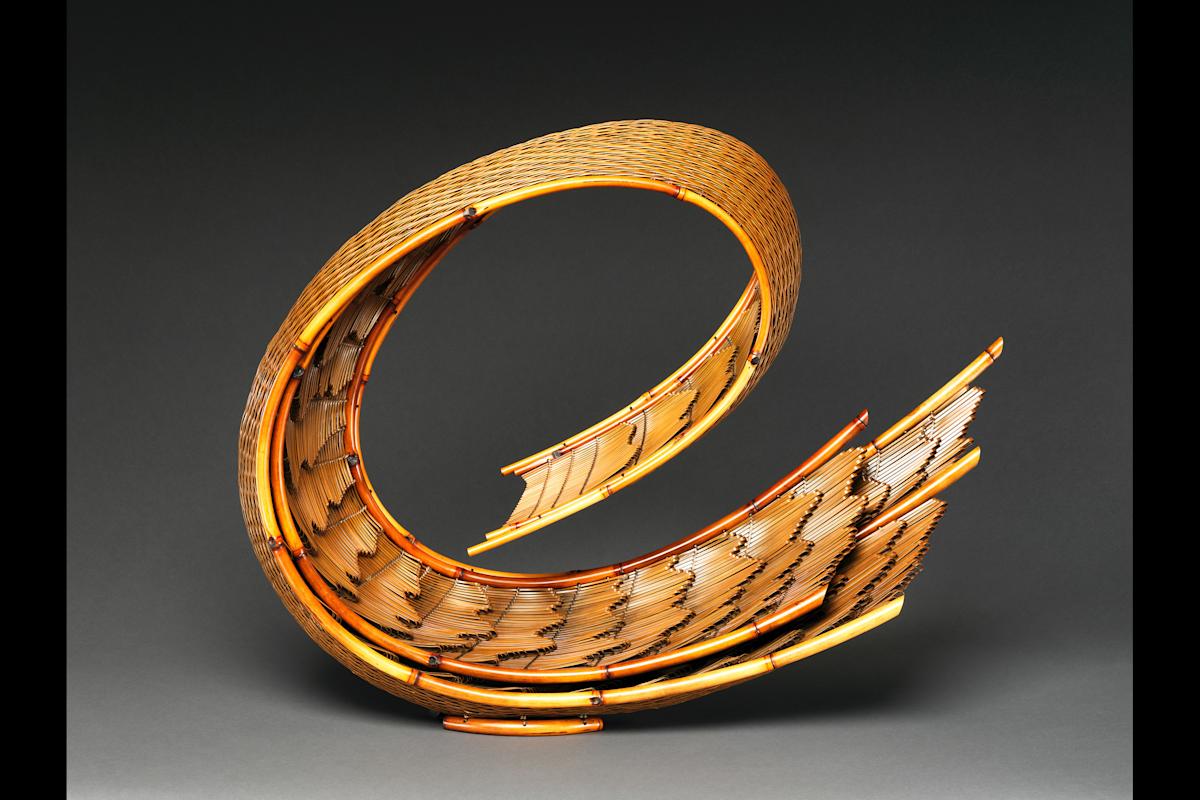 "Flowing Pattern" (  ), Honma Hideki. Japan, Heisei period (1989&ndash;present), 2014. Courtesy, The Metropolitan Museum of Art. Promised Gift of Diane and Arthur Abbey. Photo: Courtesy Honma Hideaki