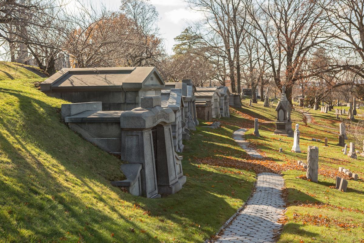 Halloween at Green-wood Cemetery in Brooklyn, NYC