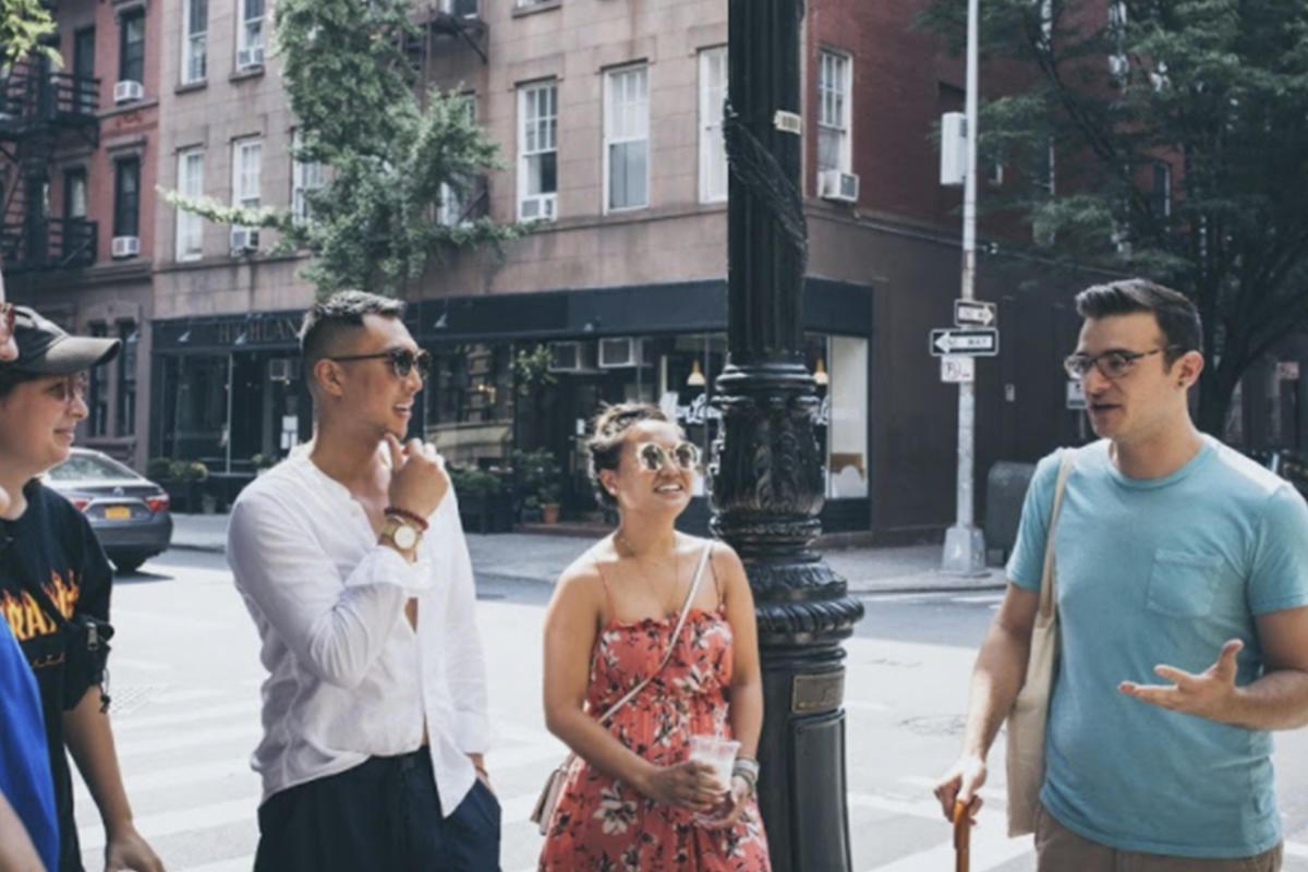 People at Christopher Street Tours in Manhattan