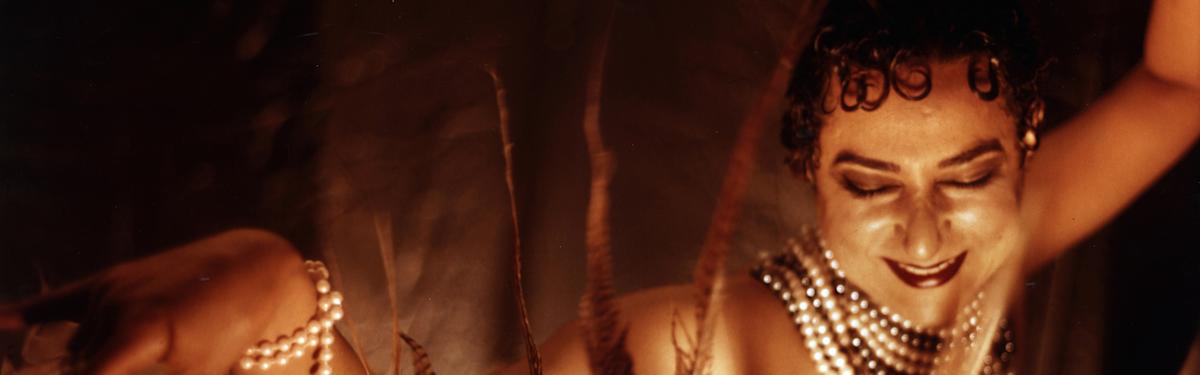 "Chleo Silent Film Star" (1999), by Luna Luis Ortiz. Courtesy, Foundation purchase Collection of Leslie-Lohman Museum